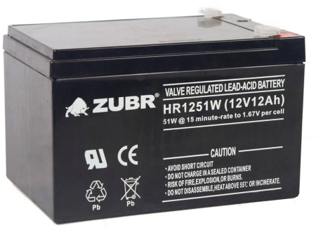 ZUBR HR 1251 W (12V, 12Ah)